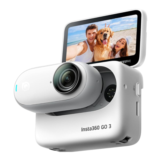 Insta360 GO 3 (64GB) – Small & Lightweight Action Camera, Portable and Versatile, Hands-Free POV, Mount Anywhere, Stabilization, Multifunctional Action Pod, Waterproof, for Travel, Sports, Vlog