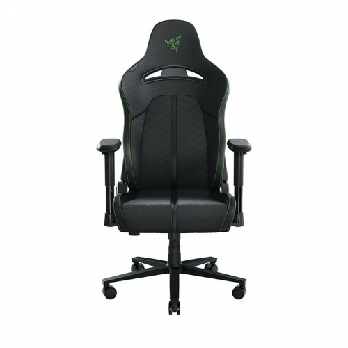 Razer Enki X Essential Leather Gaming Chair Black & Green | RZ38-03880100-R3G1