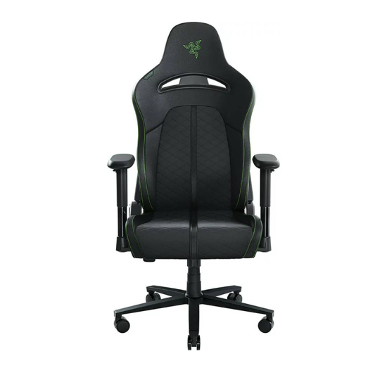 Razer Enki X Essential Leather Gaming Chair Black & Green | RZ38-03880100-R3G1