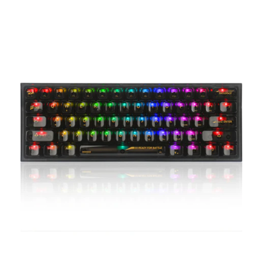Redragon FIZZ K617CTB-RGB 60 Wired RGB Gaming Keyboard Black