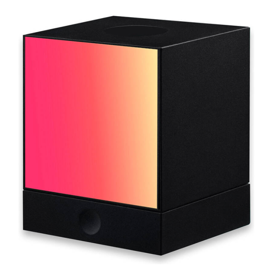 Yeelight Cube Smart Lamp Panel Extension + Base, Wi-Fi Smart Table Lamp Black | 13224