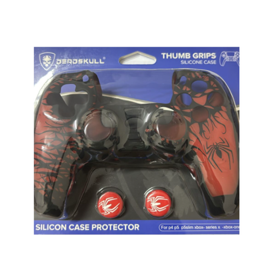 DeadSkull Silicon Cover for PS5 Controller Spider/Man Theme