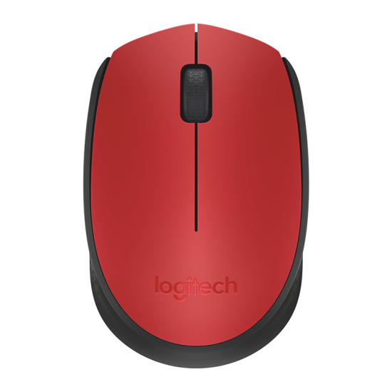 Logitech M171 Wireless Mouse Red | 910-004641