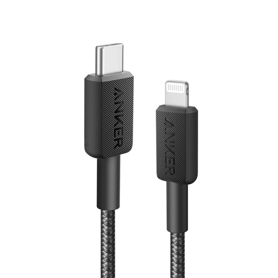 Anker Cable 322 USB-C Lightning 3ft Black | A81B5H11