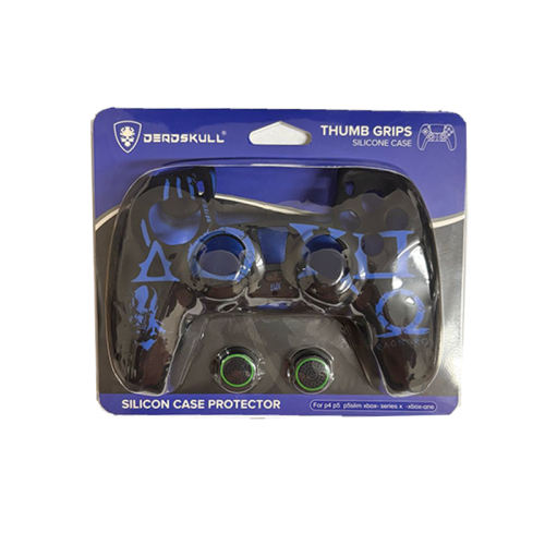 DeadSkull Silicon Cover for PS5 Controller Black / Blue