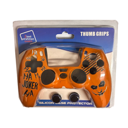 DeadSkull Silicon Cover for PS5 Controller Theme Joker Orange