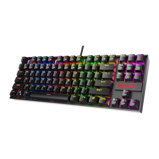 Redragon Kumara K552-KR Wired Mechanical Gaming Keyboard - Back | Switch: Red