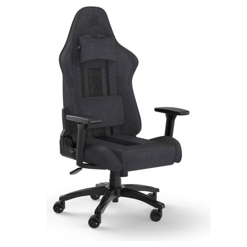 Corsair TC100 RELAXED Fabric Gaming Chair Black/Gray | CF-9010052-WW