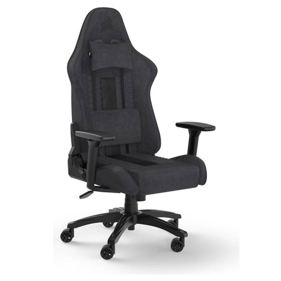 Corsair TC100 RELAXED Fabric Gaming Chair Black/Gray | CF-9010052-WW