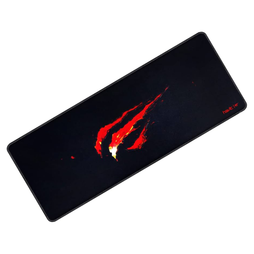 Havit HV-MP861 PC Series Mousepad, 70 cm x 30 cm Size, Black/Red