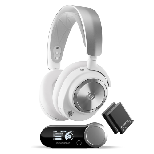 SteelSeries Arctis Nova Pro Wireless Multi-System Gaming Headset White