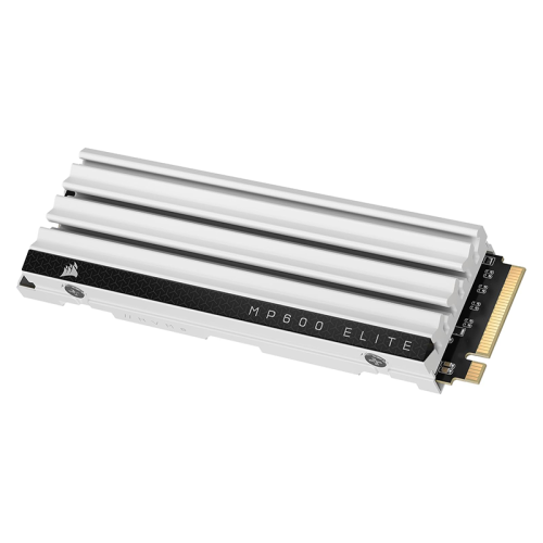 Corsair MP600 Elite 2TB M.2 PCIe Gen4 x4 NVMe SSD – Optimized for PS5 Included Heatsink - White