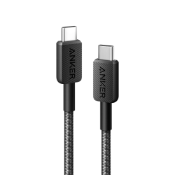 Anker Cable 322 USB-C to USB-C Cable 60W 3ft - Black | A81F5H11
