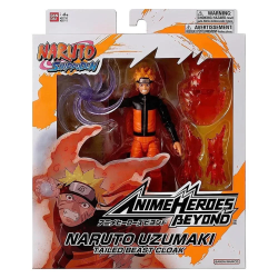 Naruto Shippuden Anime Heroes Beyond 6.5 Inch Action Figure - Naruto Uzumaki (Tailed Beast Cloak)