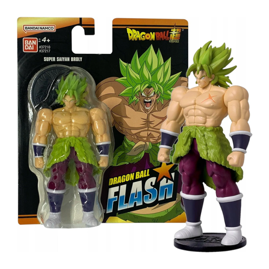 Dragon Ball Flash Series Super Saiyan Broly Anime Figure | 4'' Tall