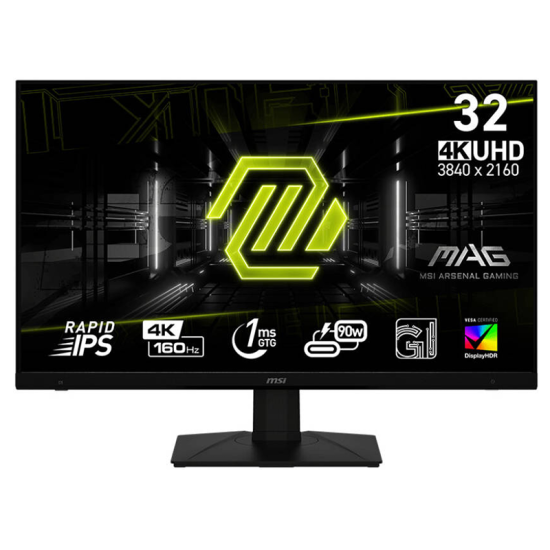 MSI MAG 322UPF 32 Inch 4K UHD Rapid IPS Gaming Monitor Black | MAG-322UPF
