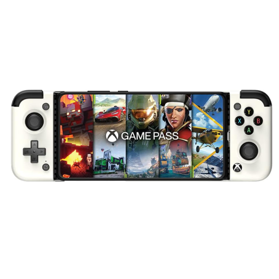 GameSir X2 Pro Mobile Gaming Controller for Android Support Xbox Cloud Gaming, Stadia, Luna, Android Controller with Mappable Back Buttons, Detachable ABXY Buttons [1 Month Xbox Game Pass Ultimate] White