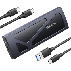 UGREEN 10Gbps M.2 NVMe SSD Hard Drive Enclosure With 2 Cables | 15512