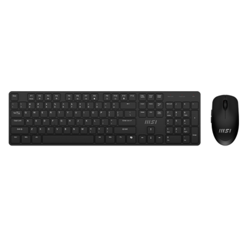 MSI Forge K200 Wireless Keyboard And Mouse Combo English Black