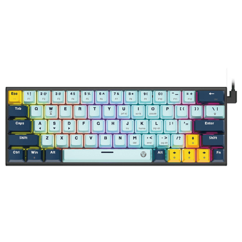 Fantech Mizu Edition MK874V2 Atom 63 60% Wired Mechanical Keyboard