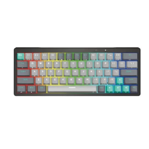 Fantech Mk912 Atom Pro63 60% Mechanical Gaming Keyboard Gray