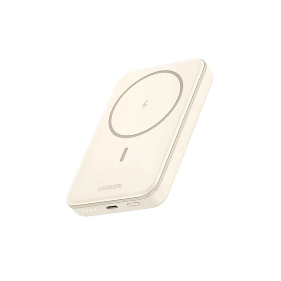 UGREEN MagSafe Wireless Power Bank, 10000 mAh, 2 Port, Beige - PB561