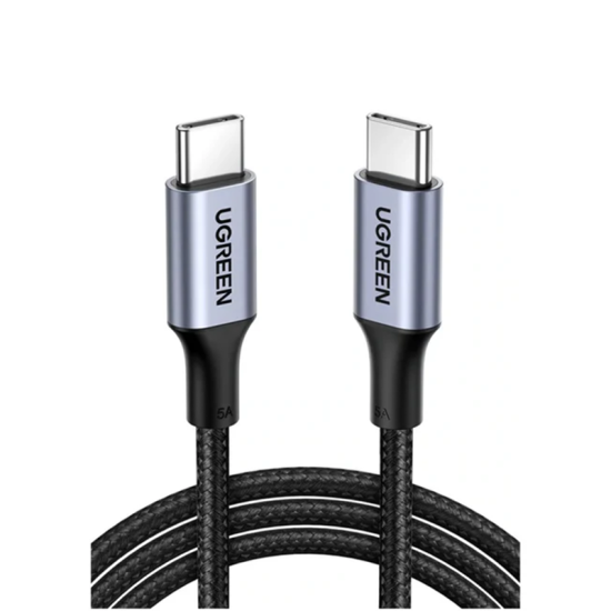 Ugreen USB-C Cable Aluminum Case With Braided 1m (70427) - Black
