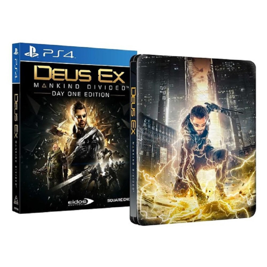 Deus Ex Mankind Divided - Steelbook Edition - PS4 (Used)
