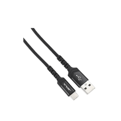 JSAUX Flex Series Cable – USB-A to USB-C Cable – 3A Fast Charging Durable Nylon Braided cable,1m Black