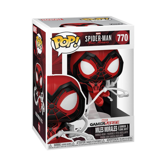 Funko Pop! Super Heroes: Marvel - Spider-Man 2 Gamerverse - Miles Morales in Crimson Cowl Suit #770
