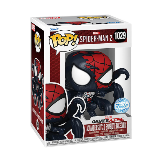 Funko Pop! Super Heroes: Marvel - Spider-Man 2 Gamerverse - Advanced Suit 2.0 Symbiote Takeover (Exclusive) #1029