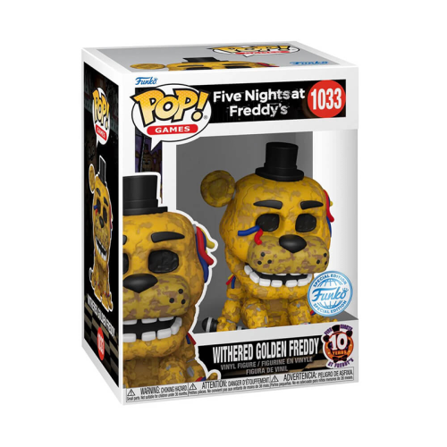 Funko Pop! Games: Five Nights At Freddys - Withered Golden Freddy (Exclusive) #1033