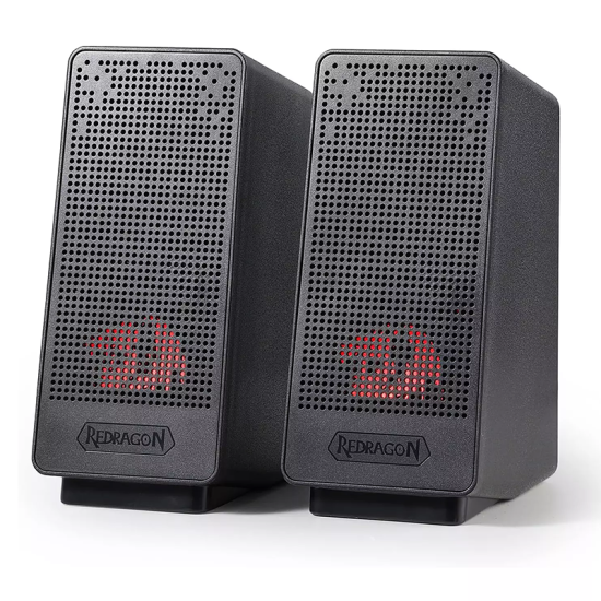 REDRAGON GS513 RANCH Desktop Speaker 2.0 Channel Stereo – USB Powered + 3.5mm Cable