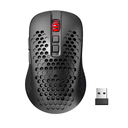 Redragon M694 Wireless Gaming Mouse With Honeycomb Shell Black