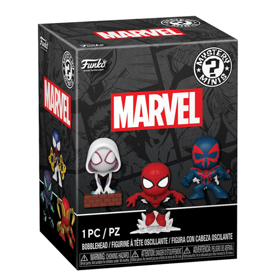 Funko Mystery Mini: Spider-Man Comics - 1 of 12 to Collect - Styles Vary - Marvel Comics - Collectable Vinyl Figure - Gift Idea - Official Merchandise - for Kids & Adults - Comic Books Fans