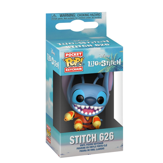 Pocket Pop! Lilo and Stitch Keychain Keyring Stitch 626 Exclusive