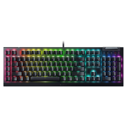 Razer BlackWidow V4 X Mechanical Keyboard Razer Green Switches, Wired Black | RZ03-04703500-R391