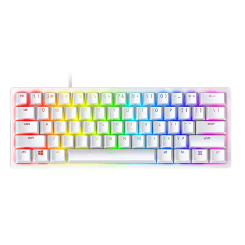 Razer Huntsman Mini Mercury Gaming Keyboard Purple Switch White