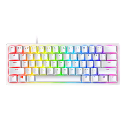 Razer Huntsman Mini-Mercury-US 60 Gaming Keyboard with RED SWITCH White