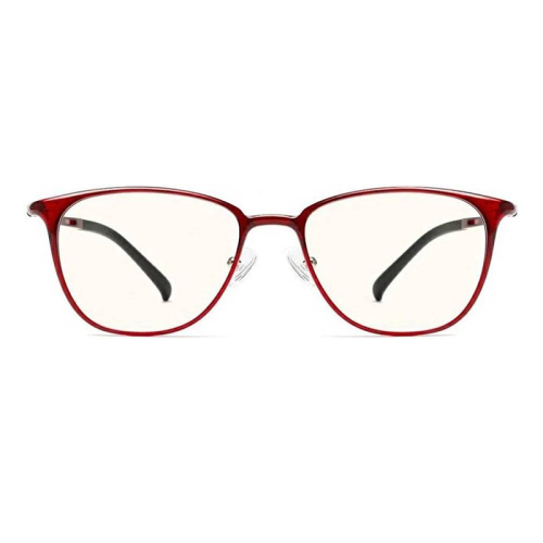 Xiaomi TS Computer Glasses, With Anti-Blue Light Blocking UV400 Resistant Protective Glasses, Anti-Fatigue Self-Adaption, Nose Pad Eye Glasses, Red | FU009-0621-RED