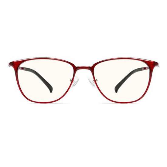 Xiaomi TS Computer Glasses, With Anti-Blue Light Blocking UV400 Resistant Protective Glasses, Anti-Fatigue Self-Adaption, Nose Pad Eye Glasses, Red | FU009-0621-RED