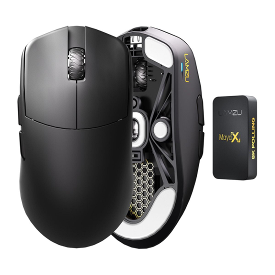 Lamzu MAYA X Charcoal Black Edition Gaming Mouse