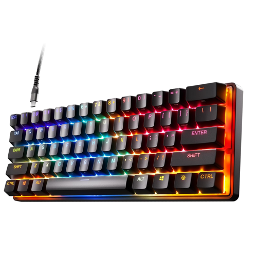 SteelSeries New Apex 9 Mini – HotSwap Optical Mini Gaming Keyboard 