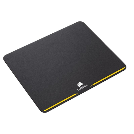 CORSAIR MM200 - Cloth Mouse Pad - High-Performance Mouse Pad Optimized for Gaming Sensors - Designed for Maximum Control - Medium, Black- Yellow Stripe, Model:CH-9000099-WW