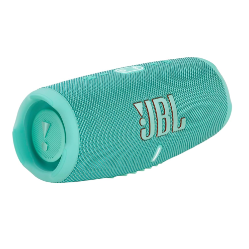 JBL Charge 5 Portable Speaker, Built-In Powerbank, Powerful JBL Pro Sound, Dual Bass Radiators, 20H of Battery, IP67 Waterproof and Dustproof, Wireless Streaming, Dual Connect - Teal | CHARGE5-TL