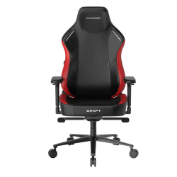 DXRacer Craft Pro Classic Gaming Chair, Aluminum Base, High-Density Memory Foam, Adjustable Memory/Recline, 4D Armrests, Multi-fun Tilt, Extra Large, Class 4 Hydraulics, Red/Black | GC/XLCF23LTA/NR