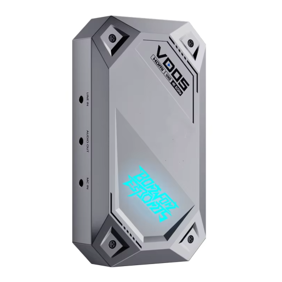 Piva VD05 Live Stream Switcher 4K 60HZ Video Capture Card Type-C USB3.0 HD for Streaming Podcasting Game Recording