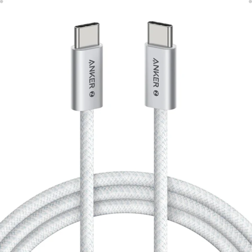 Anker Zolo USB-C to USB-C Cable 240W Braided (2m/6ft) -White A8060H22