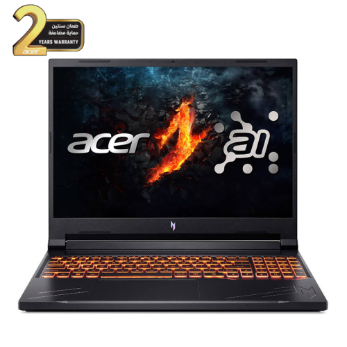 Acer Nitro V ANV16 Gaming Laptop-AMD Ryzen 7-8845HS, 16GB RAM-512GB SSD NVIDIA GeForce RTX 4050 6GB-16" WUXGA-165 Hz win 11