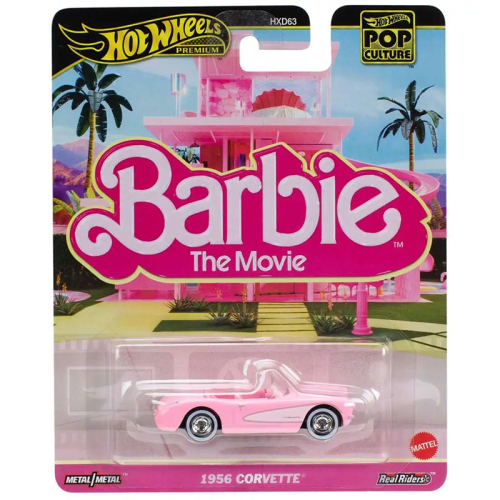 Hot Wheels Premium Pop Culture - Barbie The movie 1956 Corvette